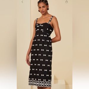 Animale Brazil embroidered midi dress